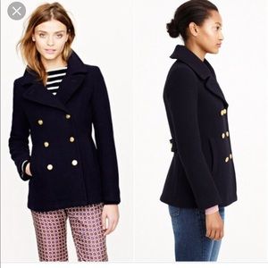 J. Crew Majesty Peacoat in Navy